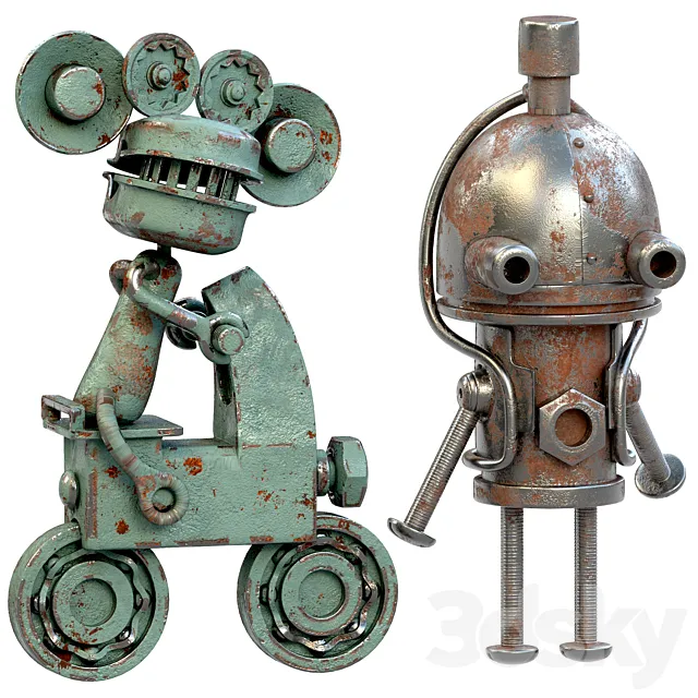 machinarium robot collection_vol_08 3dsMax Model