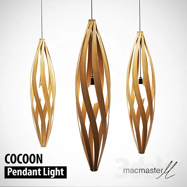 MacMaster Cocoon Pendant Light 3DSMax File