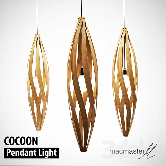 MacMaster Cocoon Pendant Light 3DS Max Model