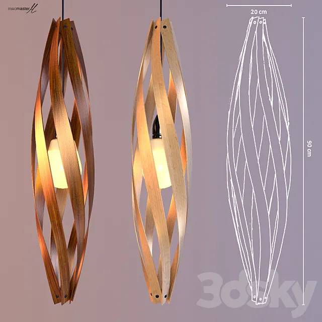 Macmaster Cocoon pendant M 3ds Max