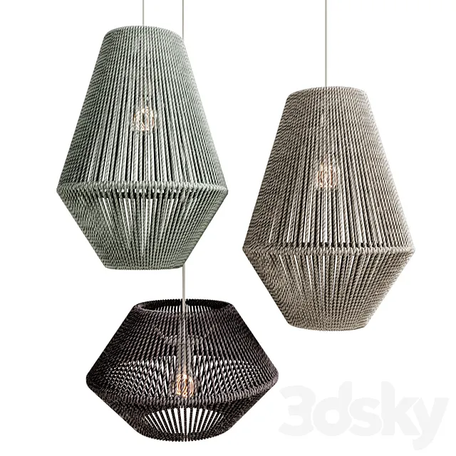 Macrame Decor Knitting 3ds Max