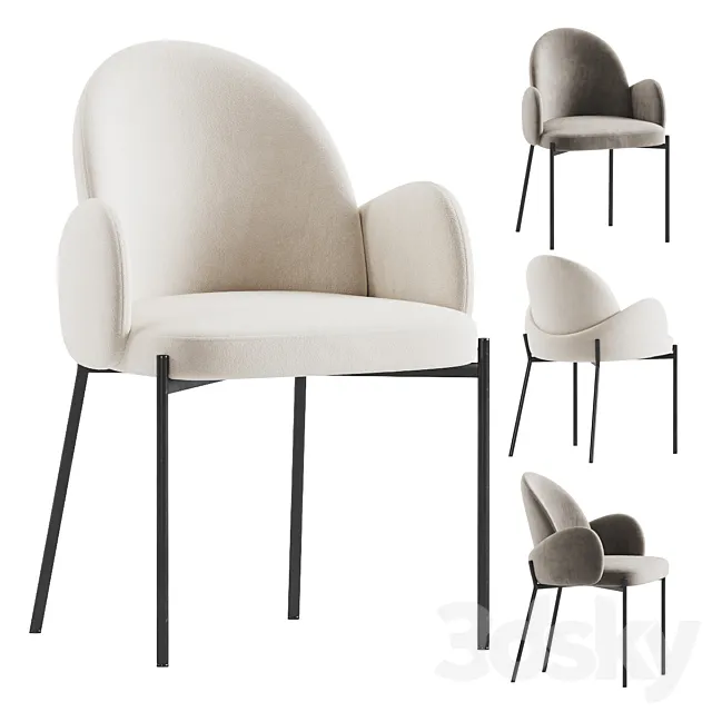 Macy Dining Chair 3ds Max