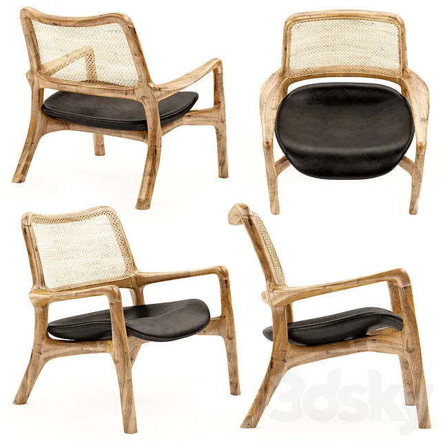 Mad lounge armchair 3ds Max