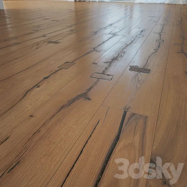 Madagascar Wooden Oak Floor 3DSMax File