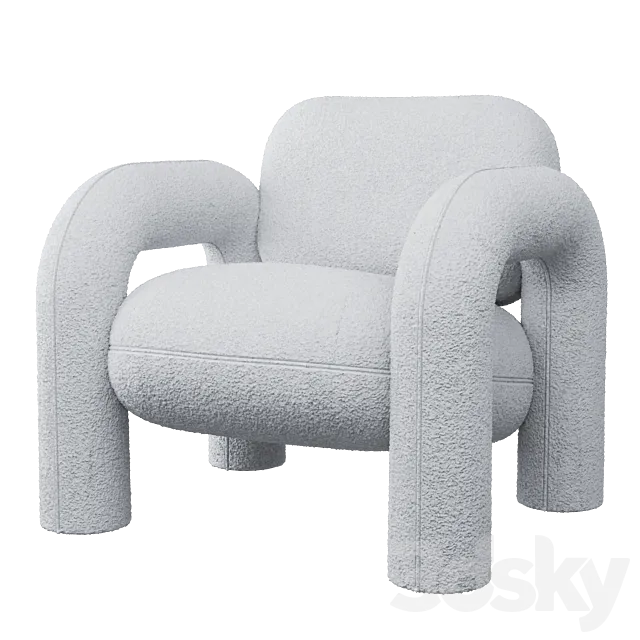 MADE armchair BOBO 3ds Max
