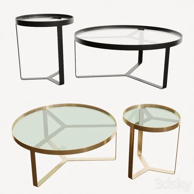 Made Aula coffe tables 3dsMax Model