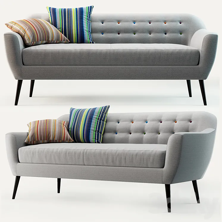 MADE Ritchie 3 Seater Sofa 3DS Max