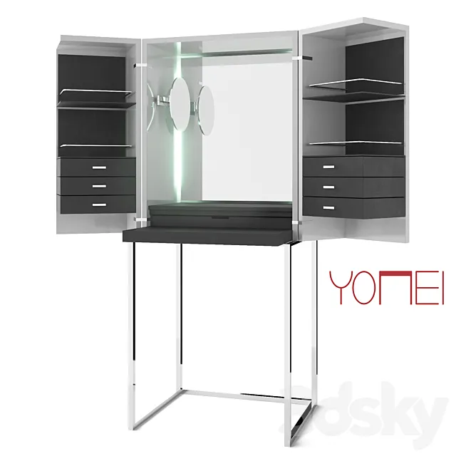 Magic Cube Yomei Dressing Table 3ds Max