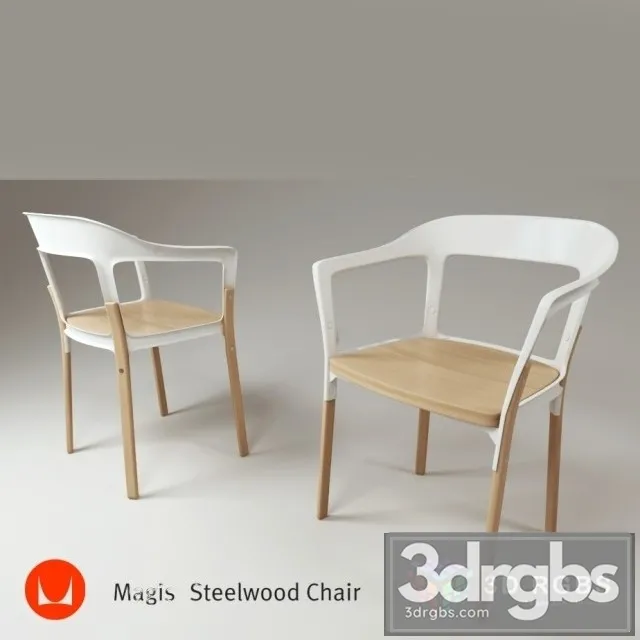 Magis Steel Wood Chair 3dsmax Download