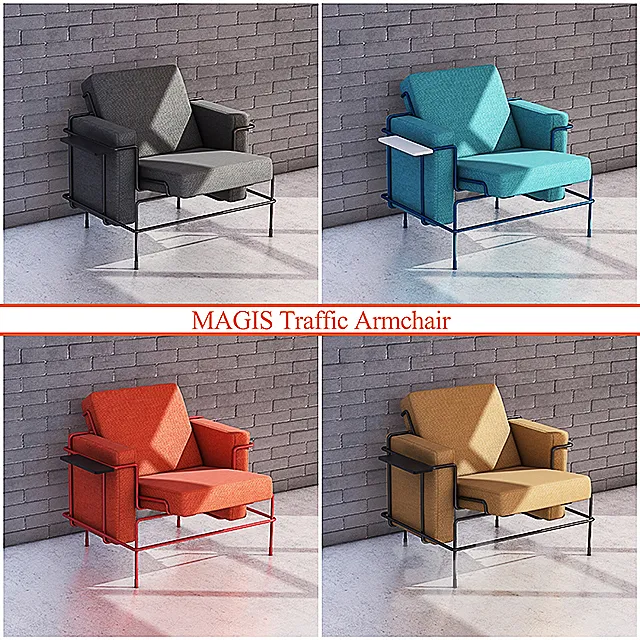 Magis Traffic Armchair 3DS Max Model