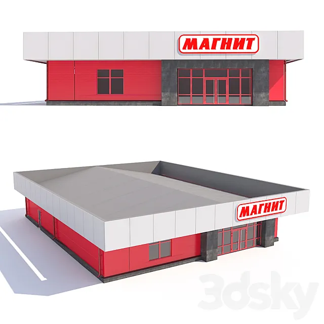 Magnit Shop 3ds Max