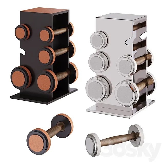 Magnus Gym Weights Set 2 3ds Max