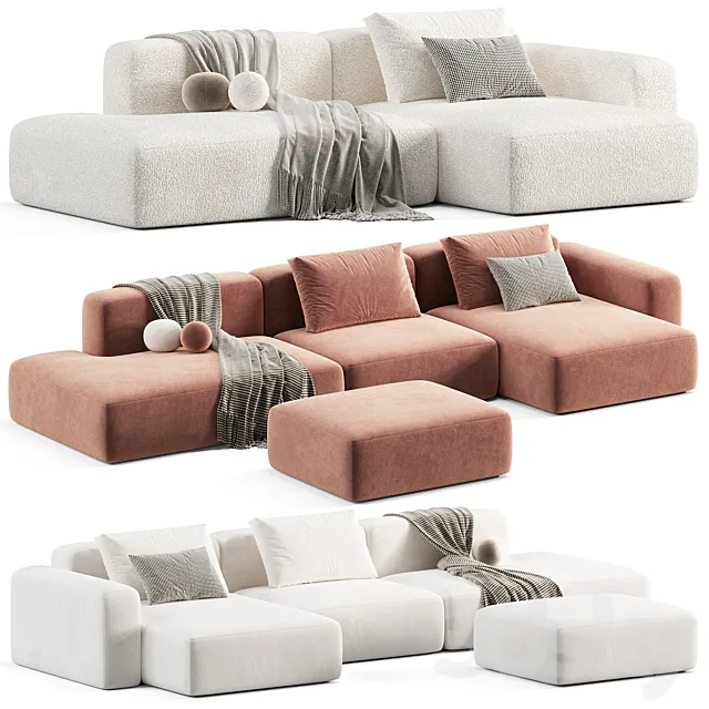 Mags Soft 2.5 Seater sofa by Hay 3ds Max