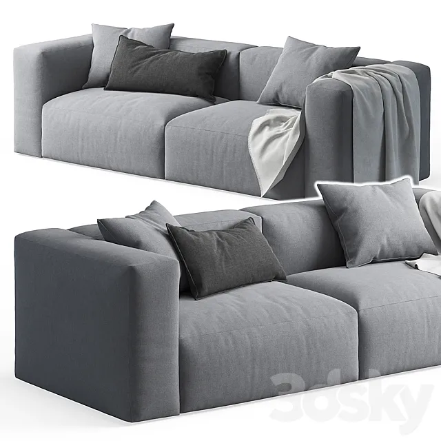 Mags Soft 2 seater by HAY 3ds Max