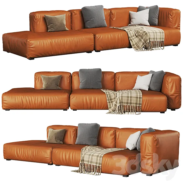 MAGS SOFT 3 SEATER COMBINATION 5 3ds Max