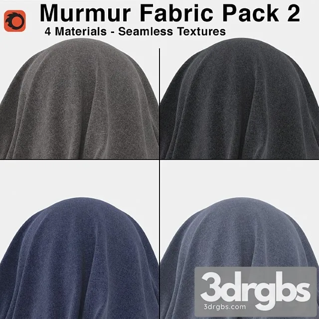 Maharam – murmur fabric – pack 2 (4 seamless materials)