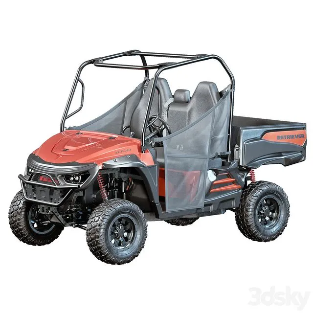 Mahindra Retriever 1000 3dsMax Model
