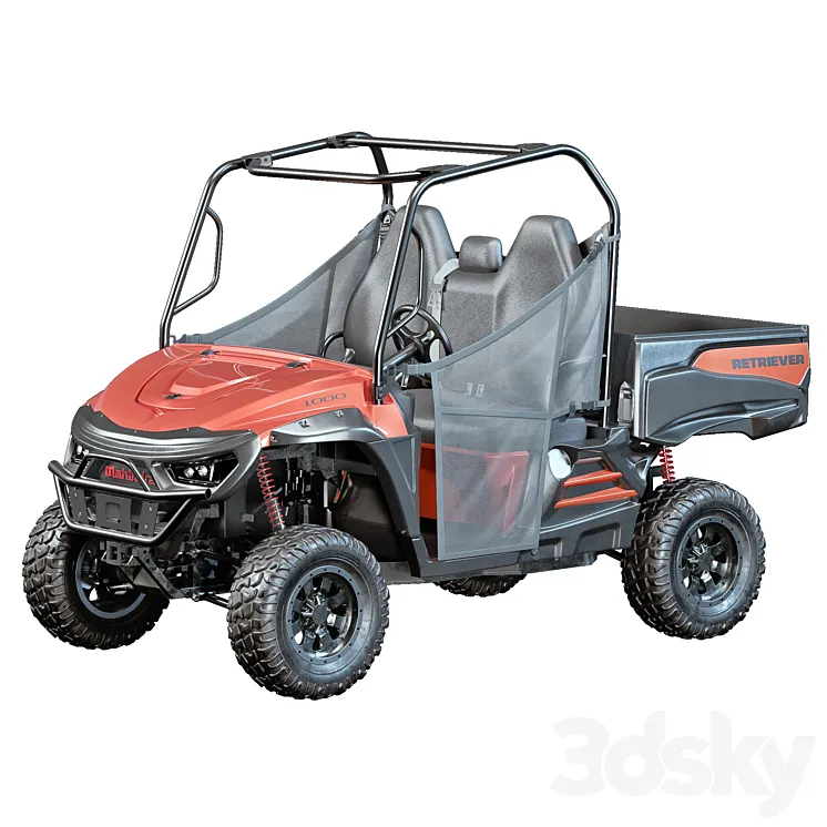 Mahindra Retriever 1000 3DS Max Model