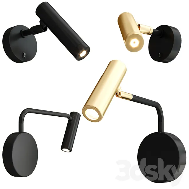 MAHO and MARU AROMAS wall lamps 3ds Max