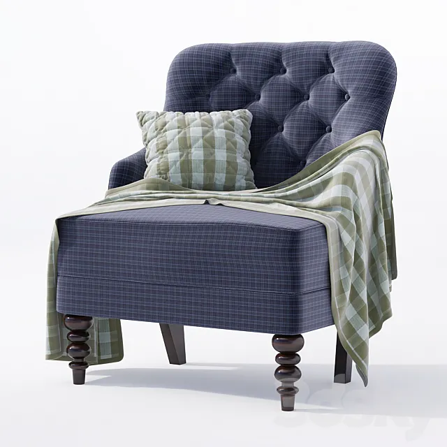 Mahoney Accent Chair 3DS Max Model