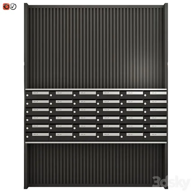 Mailbox_020 3dsMax Model