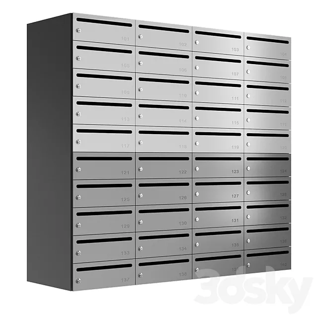 Mailboxes 3ds Max