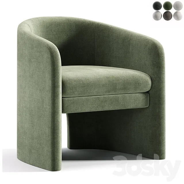 Mairo lounge chair 3ds Max