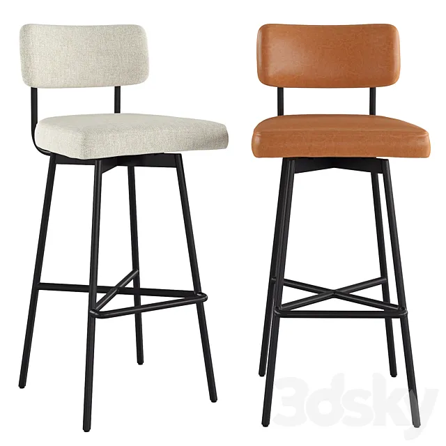 Maison Bar Stool 3ds Max