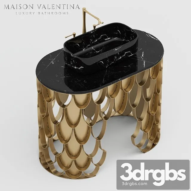 Maison Valentina Koi Single Washbasin 3dsmax Download