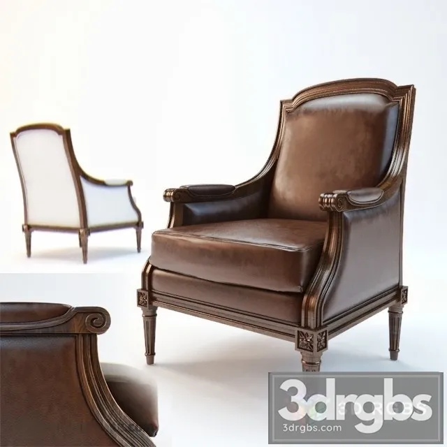 Maitland Smith Louis Arm Chair 3dsmax Download