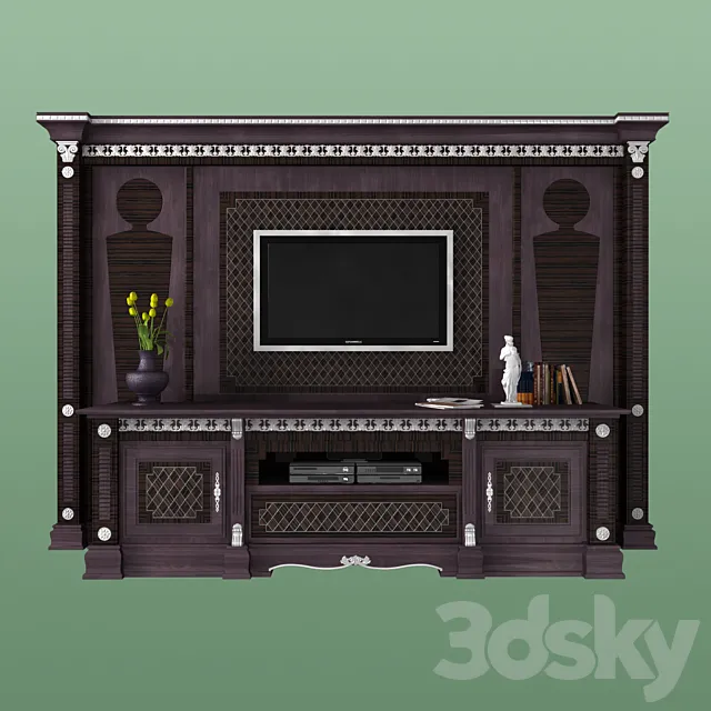 MAJESTIC wall 3ds Max