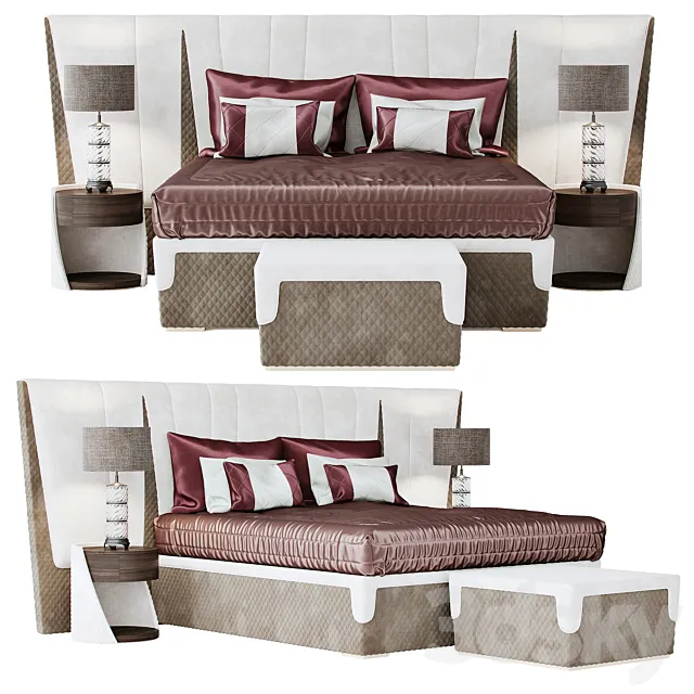 Majestic XL BED 3ds Max