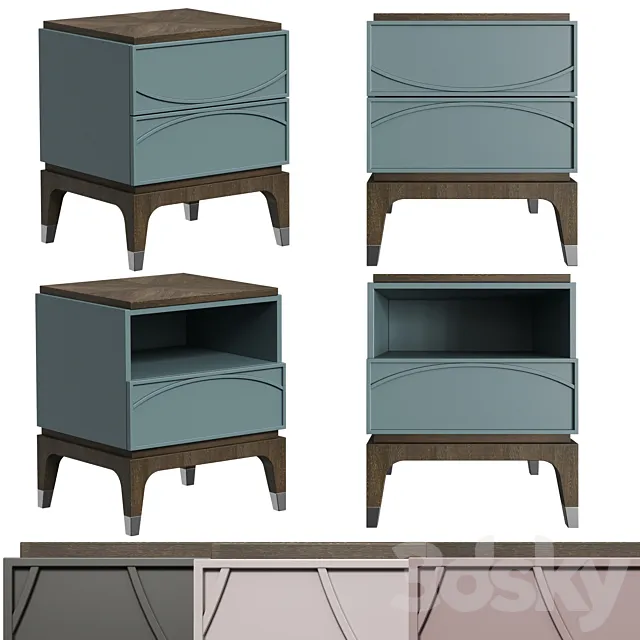 Majorelle bedside table 3ds Max