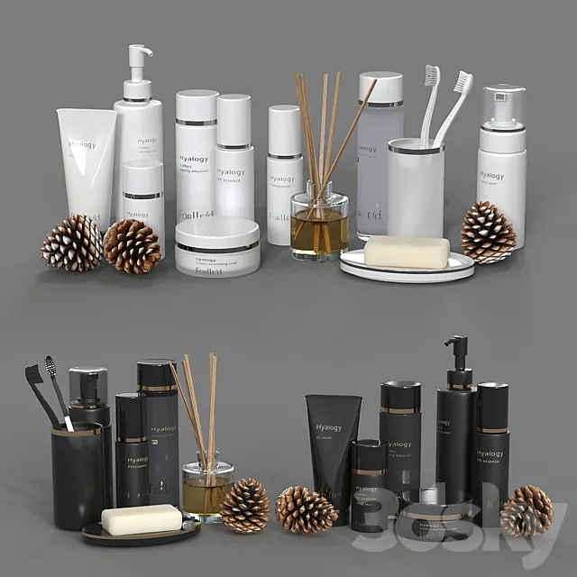 Makeup kit. 3ds Max