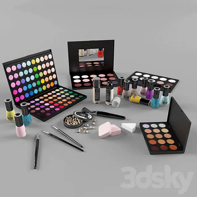 Makeup set 3DS Max Model