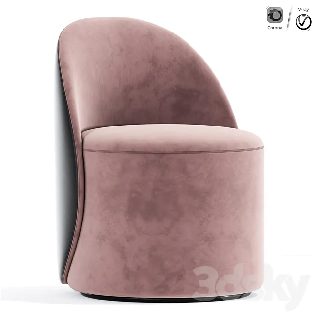 Makeup Stool Dressing Stool Chair 3DS Max Model
