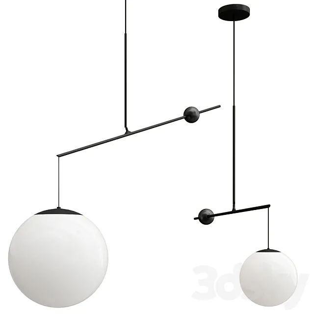 MALAMATA Pendant lamp By LUCEPLAN 3ds Max