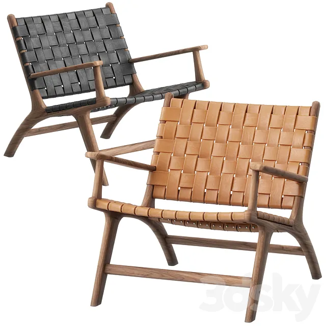 MALAND LEATHER ARMCHAIR 3DSMax File