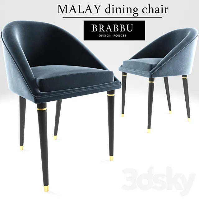 Malay dining chair 3DSMax File