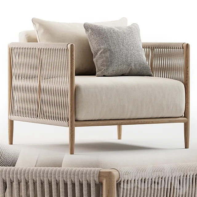 Maldives Lounge Chair Brown Jordan 3ds Max