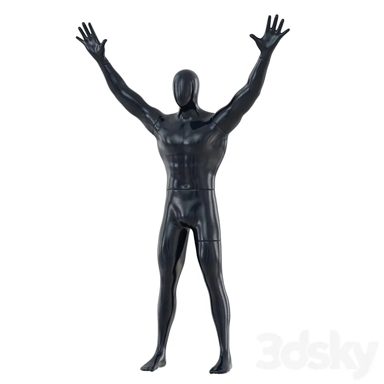 Male Abstract Mannequin 91 3DS Max