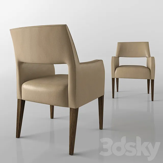 MALERBA Chair Solitaire 3DS Max Model