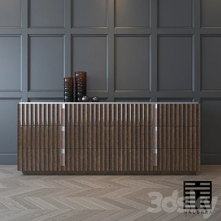 Malerba sideboard Red Carpet 3DS Max