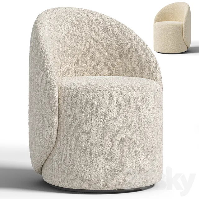 Malia Vanity Chair 3ds Max