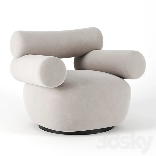 Mallow Lounge Chair Large by Labofa 3DSMax File