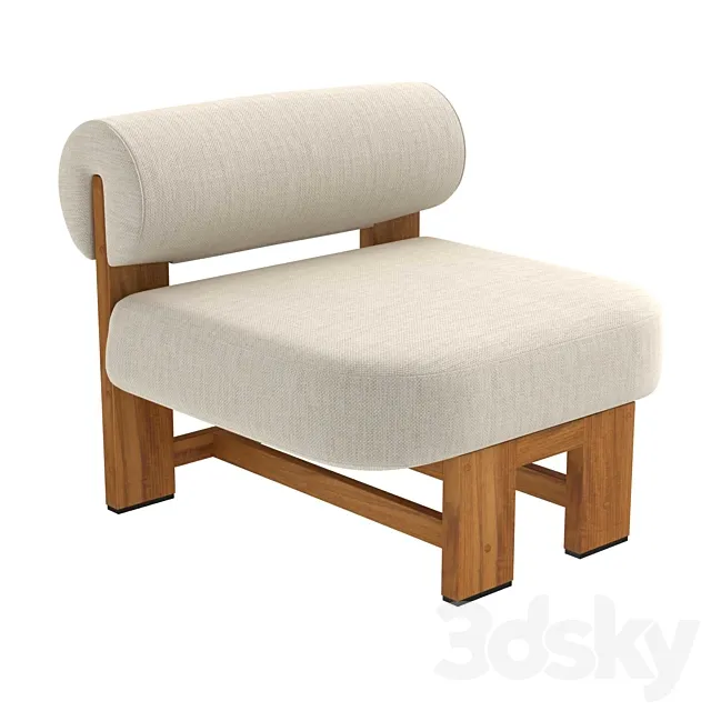 Malta Outdoor Chair by High Fashion Home 3ds Max