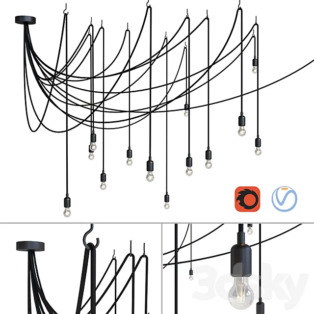 Maman clear bulbs 3ds Max