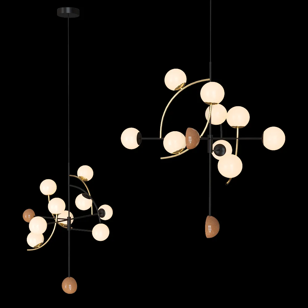 Mambo Unlimited Ideas – Ceiling lamp Helio Suspension I 3ds Max