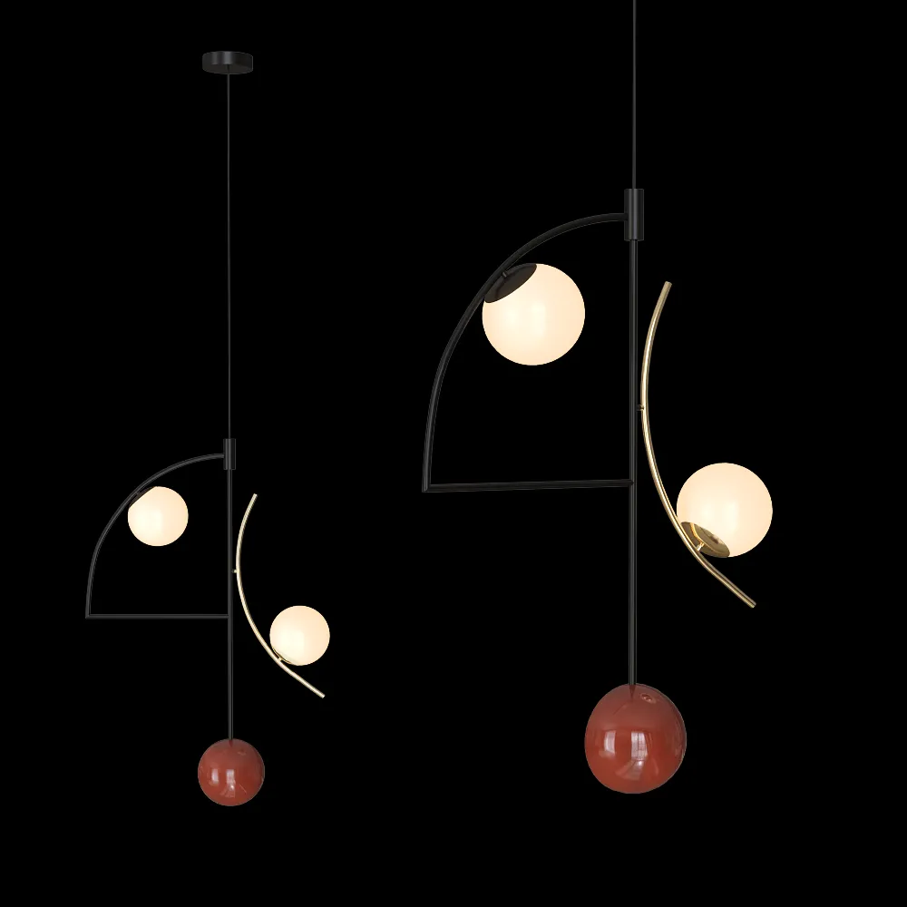 Mambo Unlimited Ideas – Ceiling lamp Helio Suspension III 3ds Max