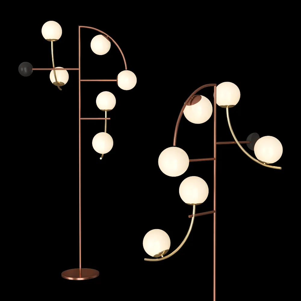 Mambo Unlimited Ideas – Floor lamp Helio 3ds Max
